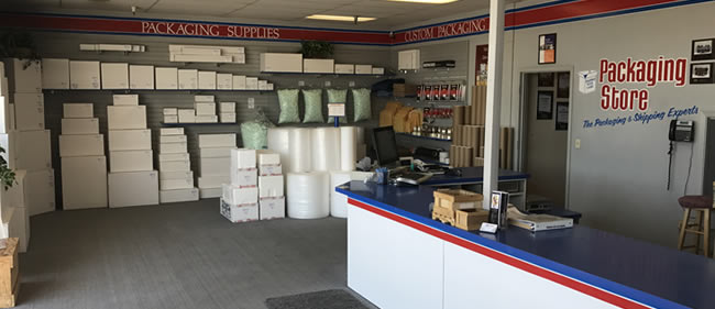 Packaging supply shop store